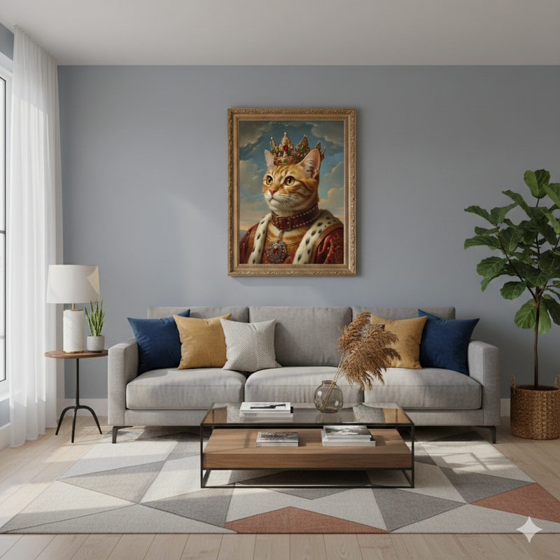 Stop the Showroom Look: Decorating with Custom Pet Art