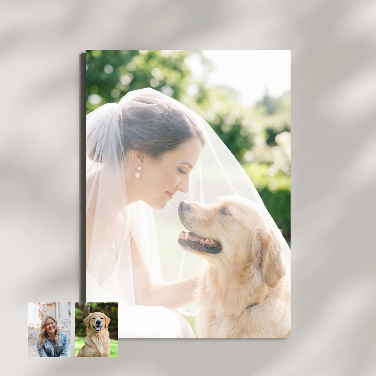 Artzuzu Custom Portrait For Pets & Their Person - Shared Joy