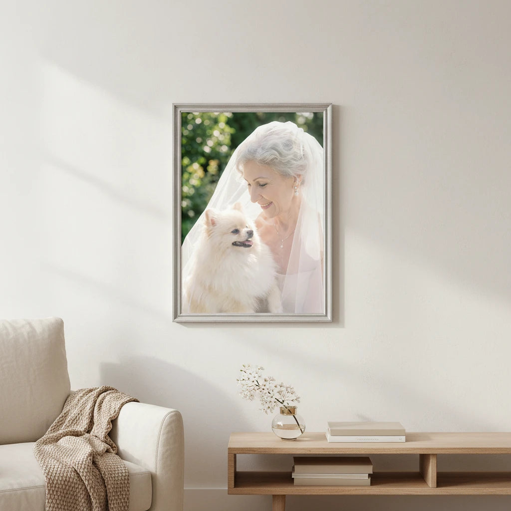 Artzuzu Custom Portrait For Pets & Their Person - Shared Joy