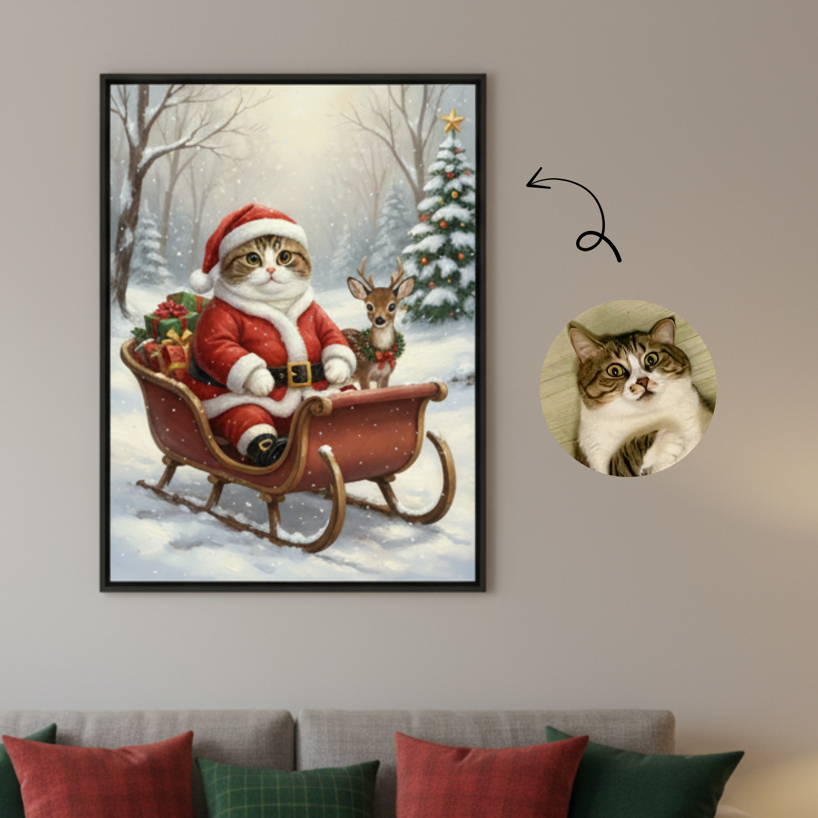Sleighing Santa