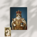 Artzuzu Custom Portrait For Pets - The Throne of Gold