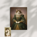 Artzuzu Custom Portrait For Pets - Emerald Patron