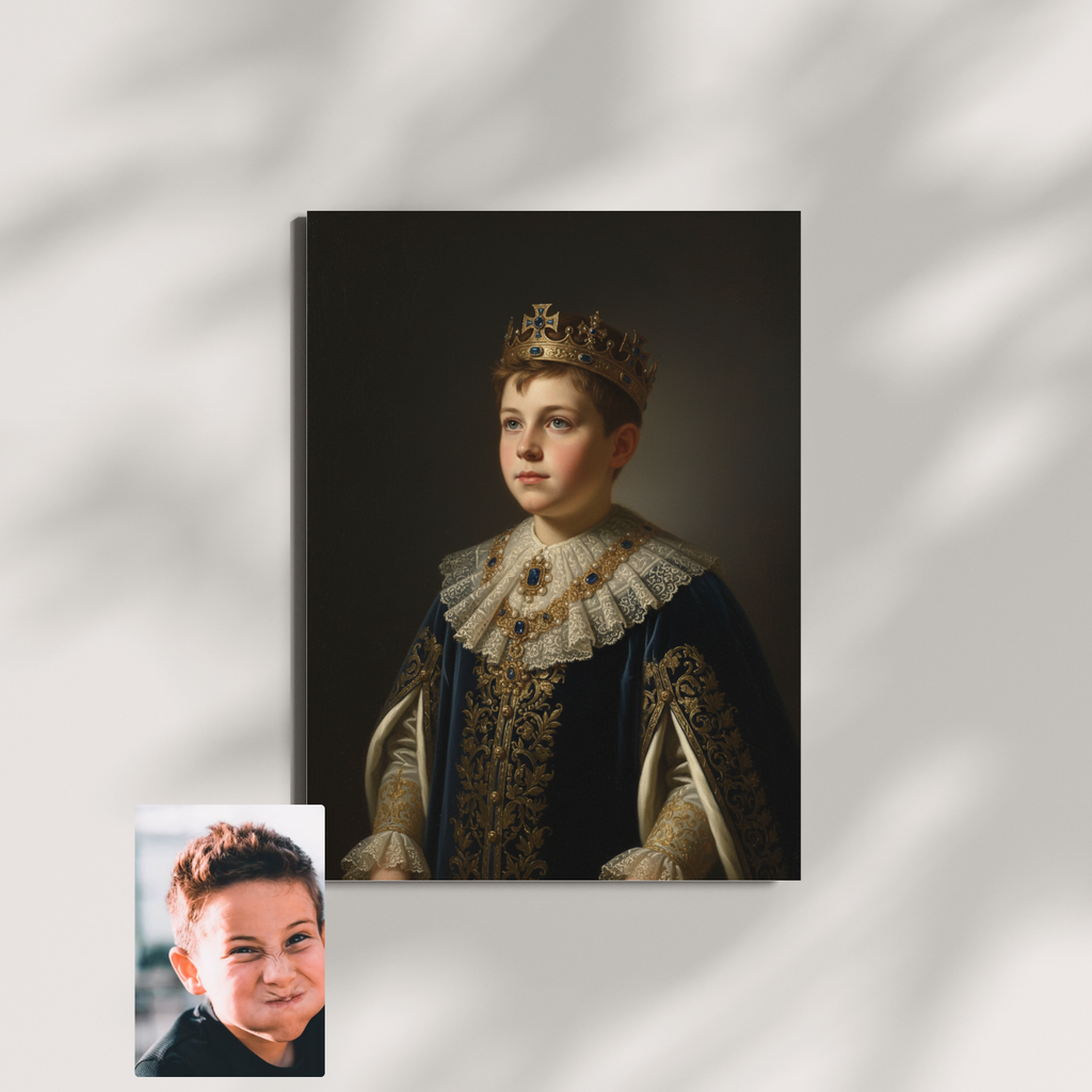 Artzuzu Custom Portrait For Kids - Royal Lineage