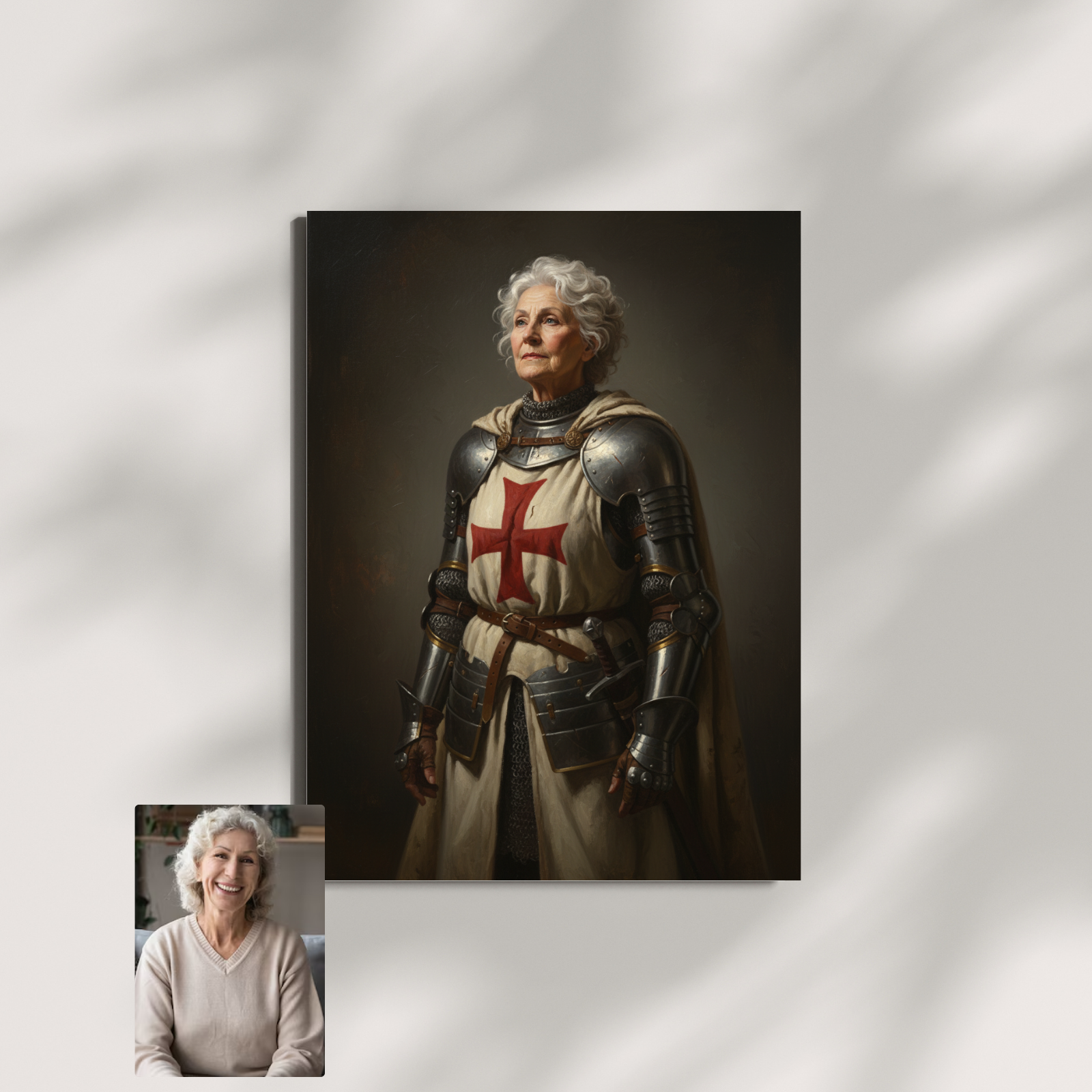 Artzuzu Custom Portrait For Adults - The Crusader