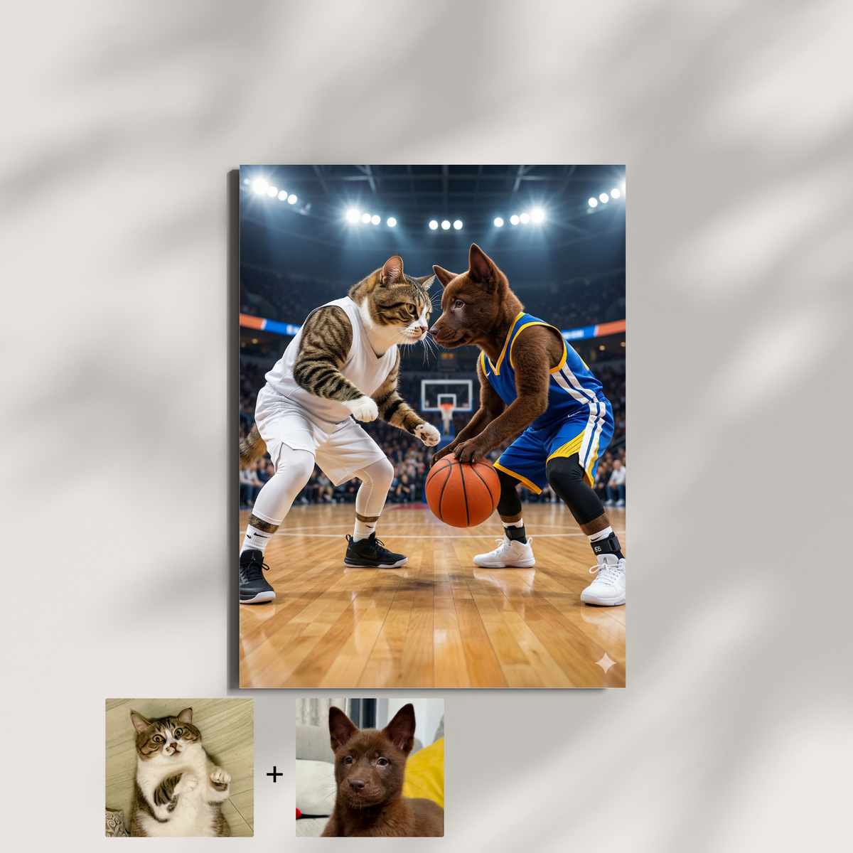 Artzuzu Custom Portrait For Pets - The Furry Face-Off