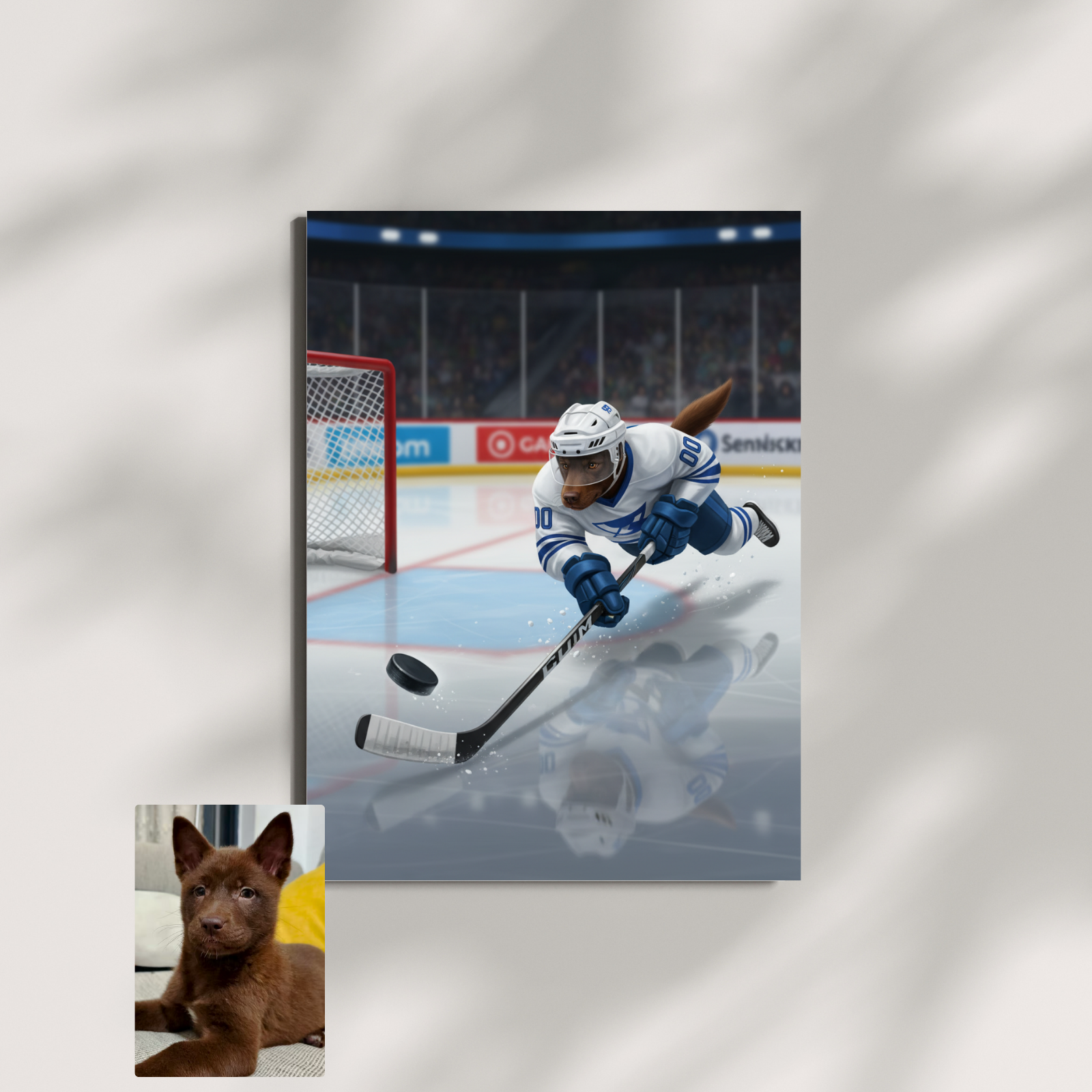 Artzuzu Custom Portrait For Pets - Diving Block