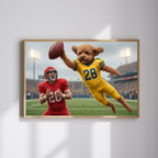 Artzuzu Custom Portrait For Pets - Interception