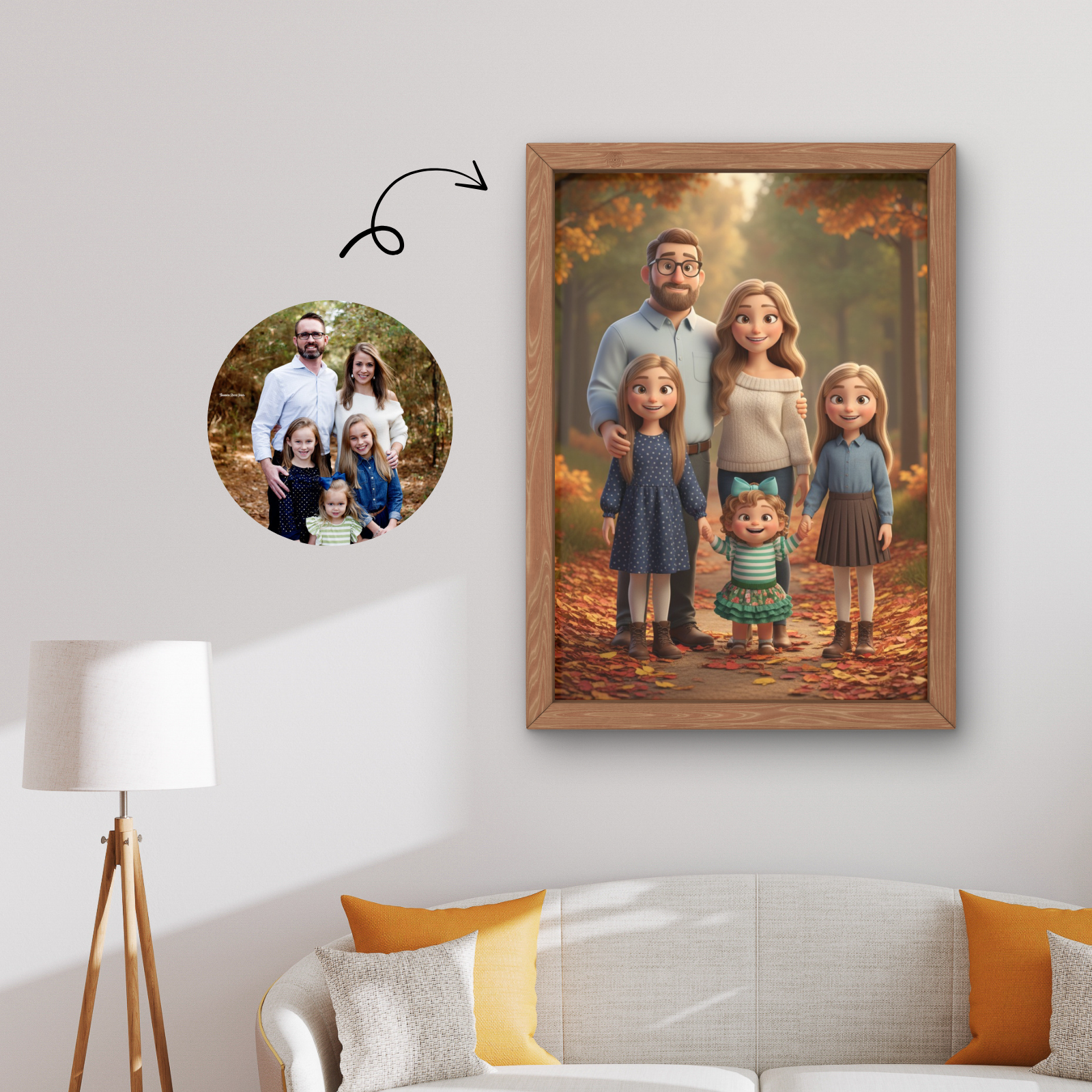 The Cartoon Family Portrait