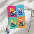 Artzuzu Custom Portrait For Adults - Andy Warhol Style Portrait