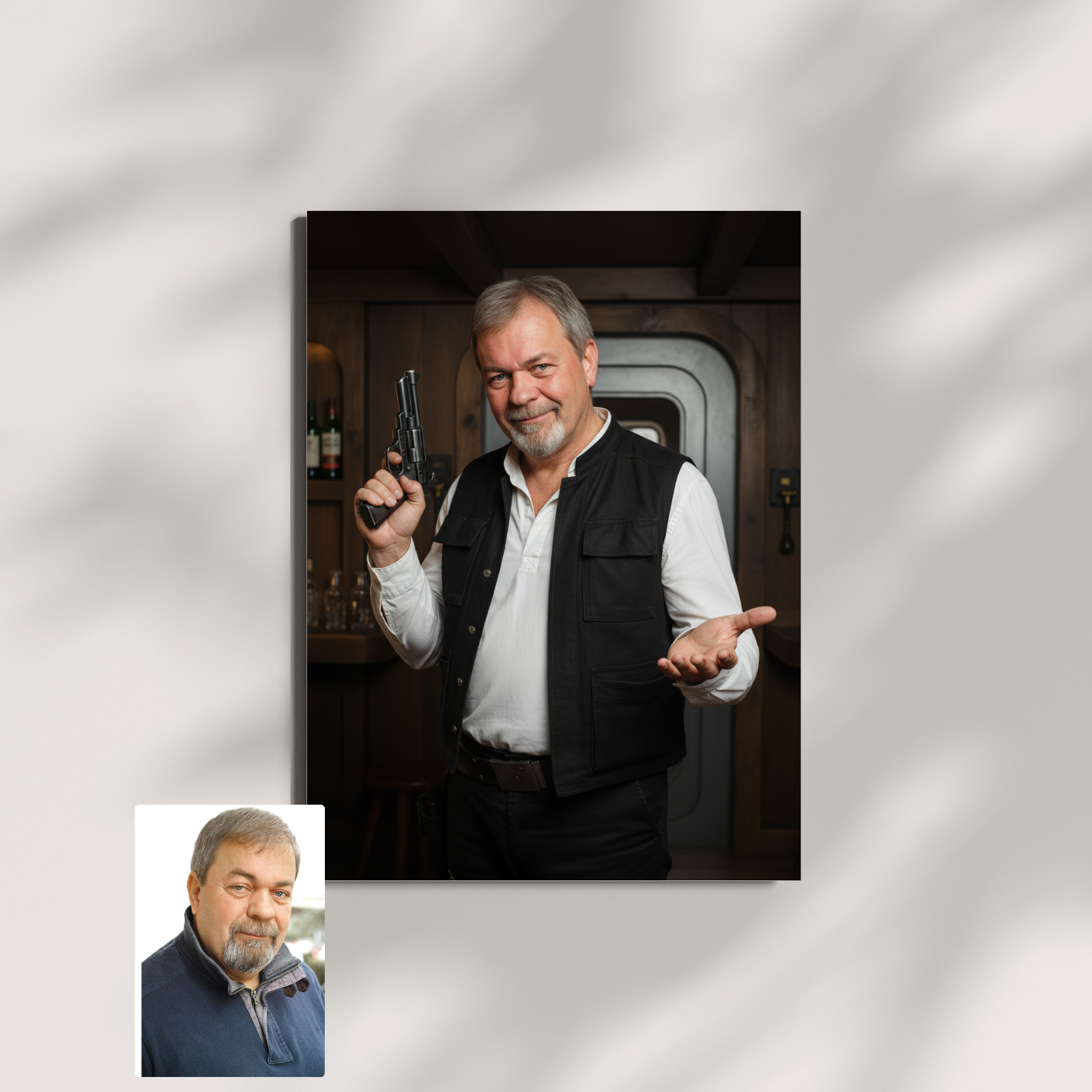 Artzuzu Custom Portrait For Adults - Han Solo