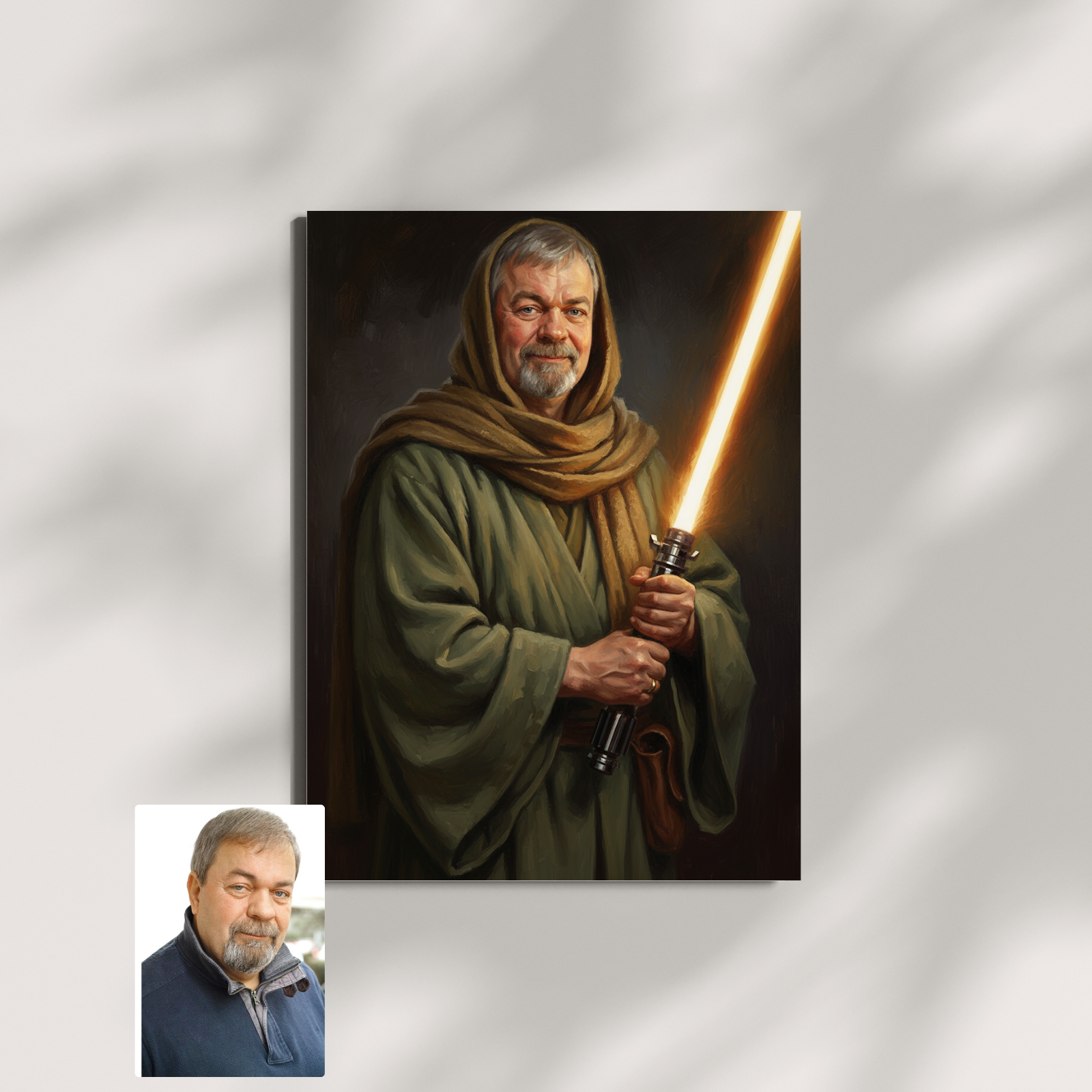 Artzuzu Custom Portrait For Adults - Master Yoda