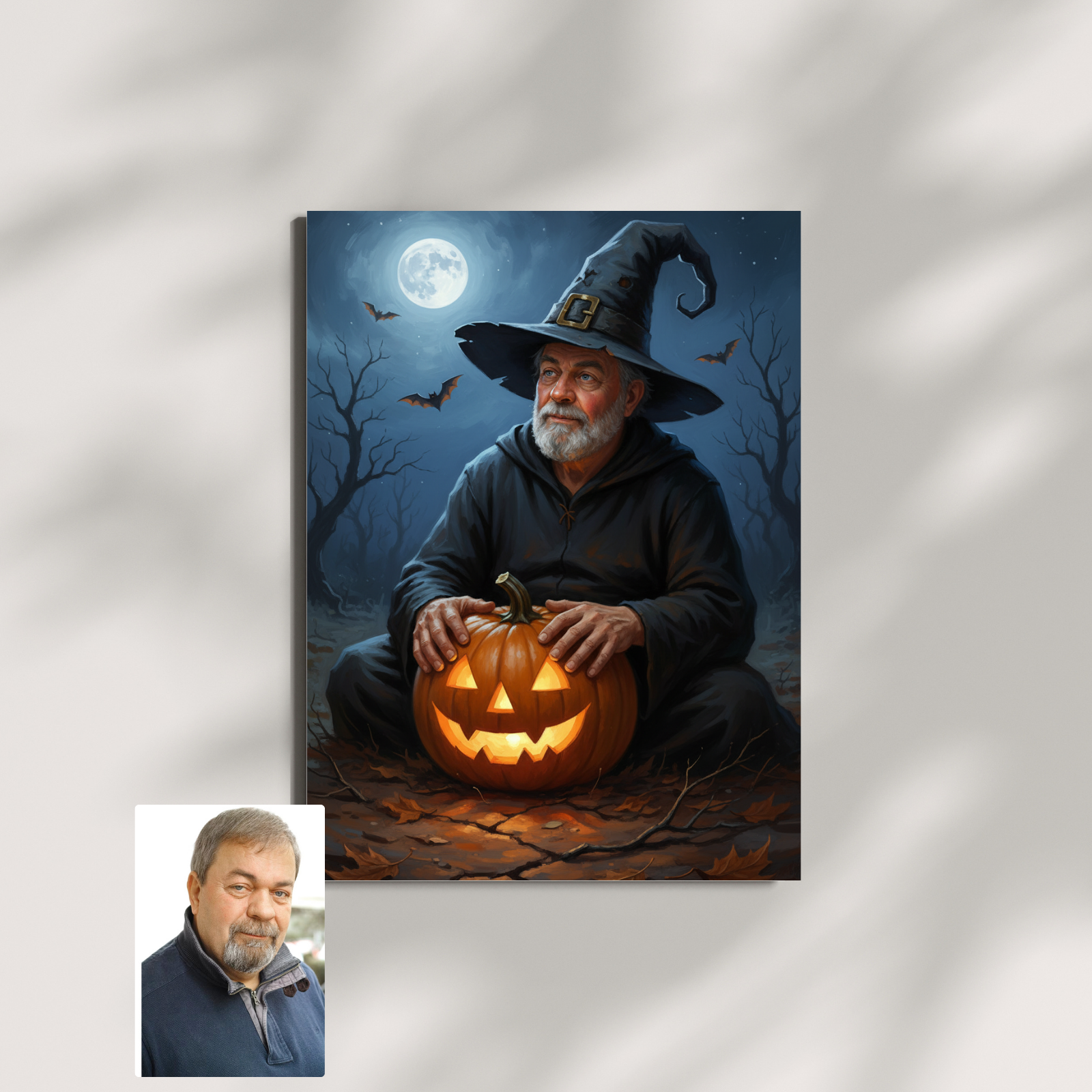 Artzuzu Custom Portrait For Adults - Midnight Mage