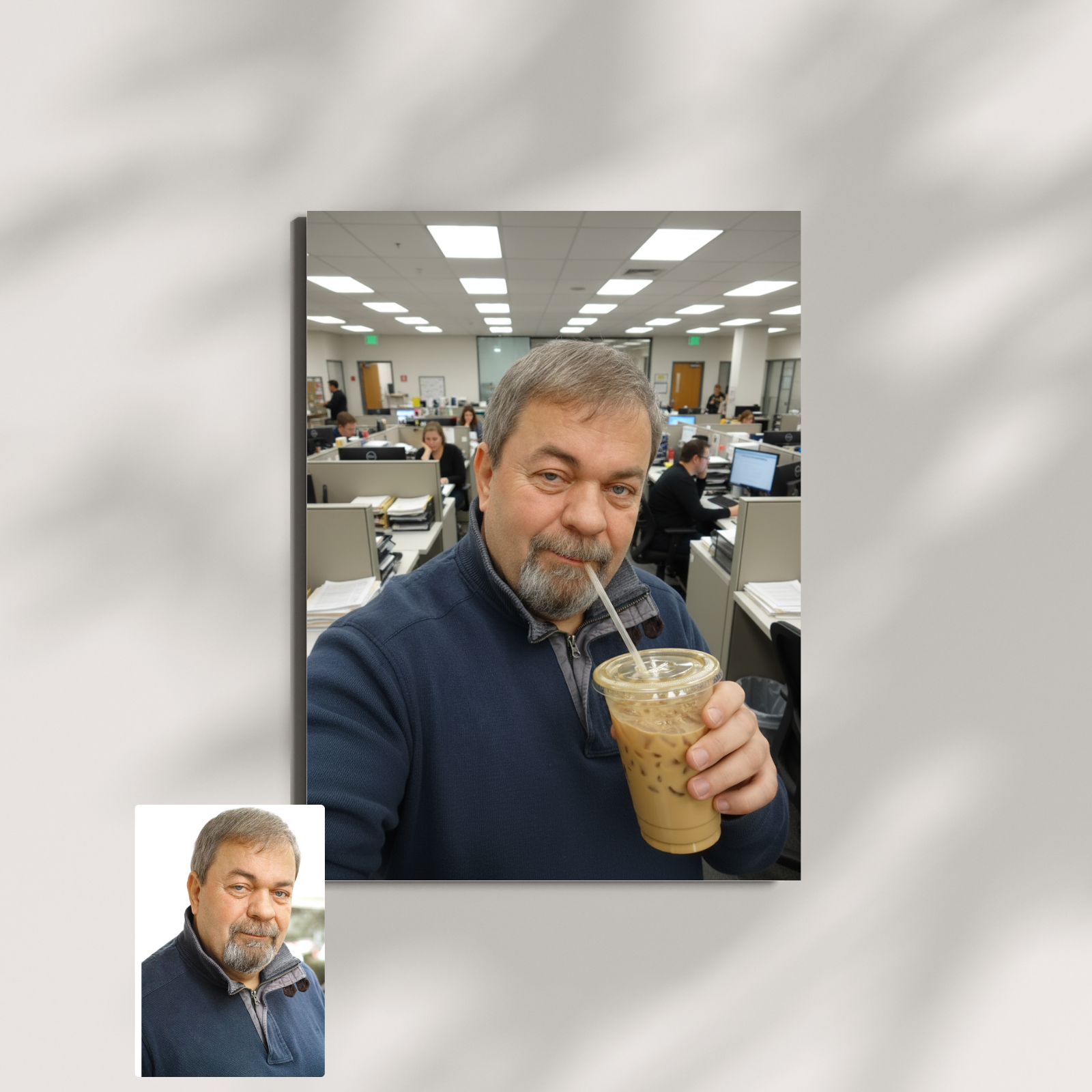 Artzuzu Custom Portrait For Adults - Office Hours