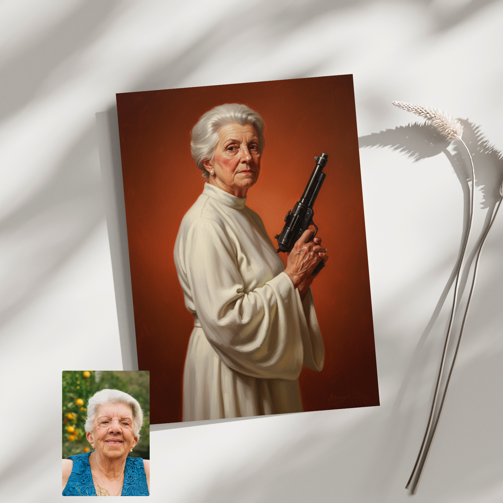 Artzuzu Custom Portrait For Adults - Princess Leia