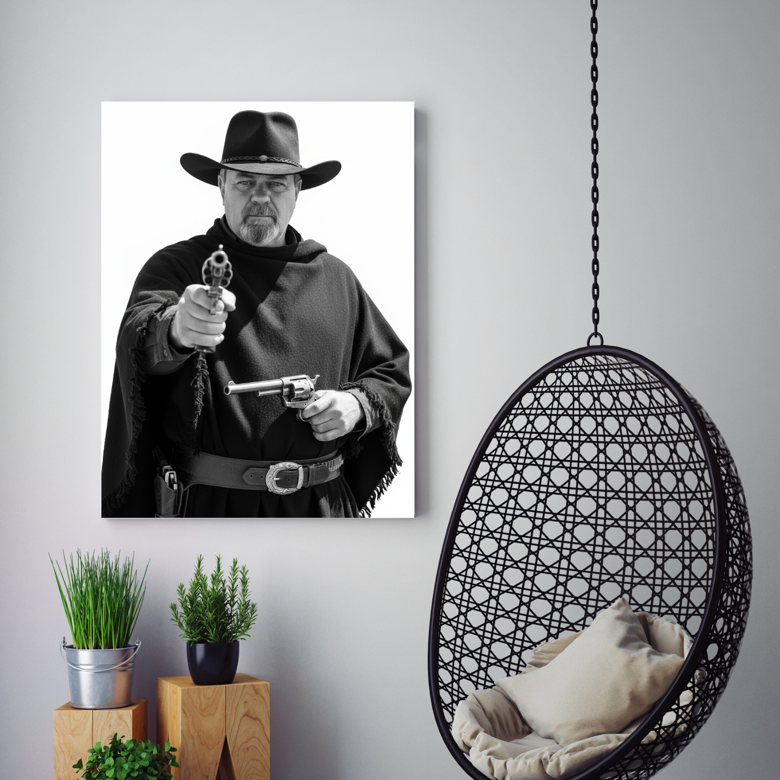 Artzuzu Custom Portrait For Adults - The Outlaw