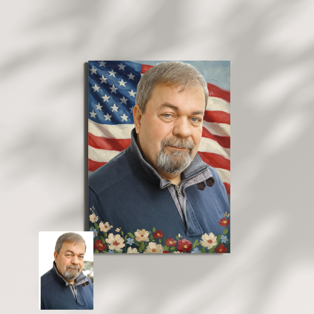 Artzuzu Custom Portrait For Adults - The Patriot