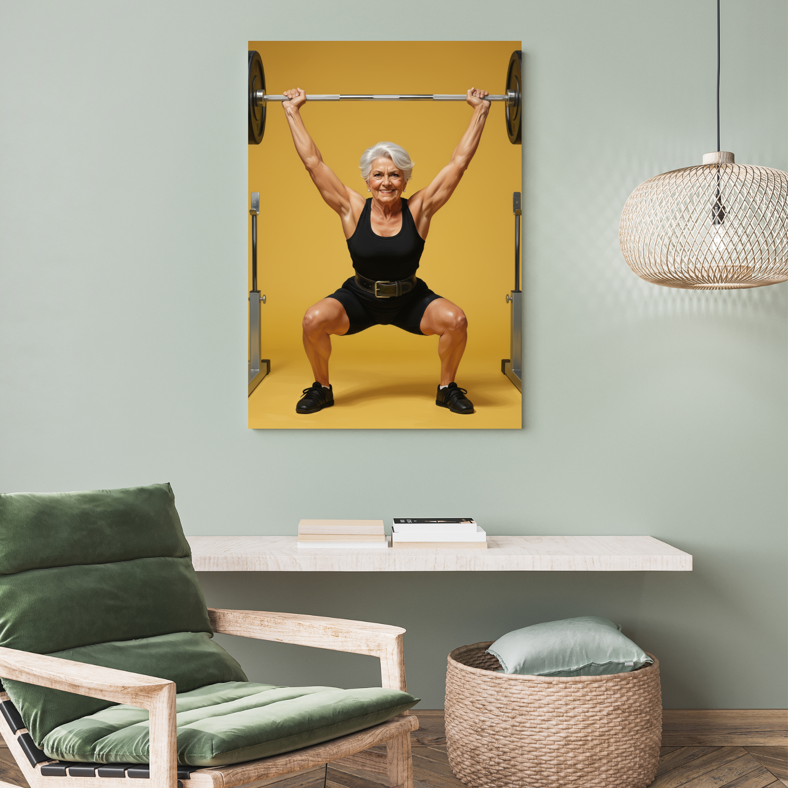 Artzuzu Custom Portrait For Adults - The Powerlifter