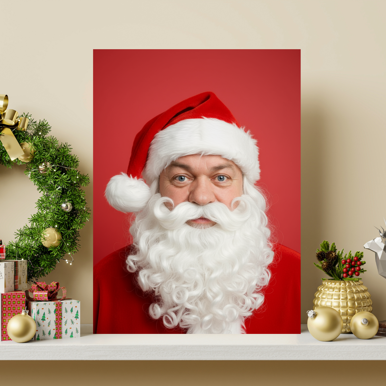 Artzuzu Custom Portrait For Adults - The Santa