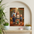 Artzuzu Custom Portrait For Family - The Cartoon Portrait