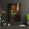 Artzuzu Custom Portrait For Kids - Master Yoda