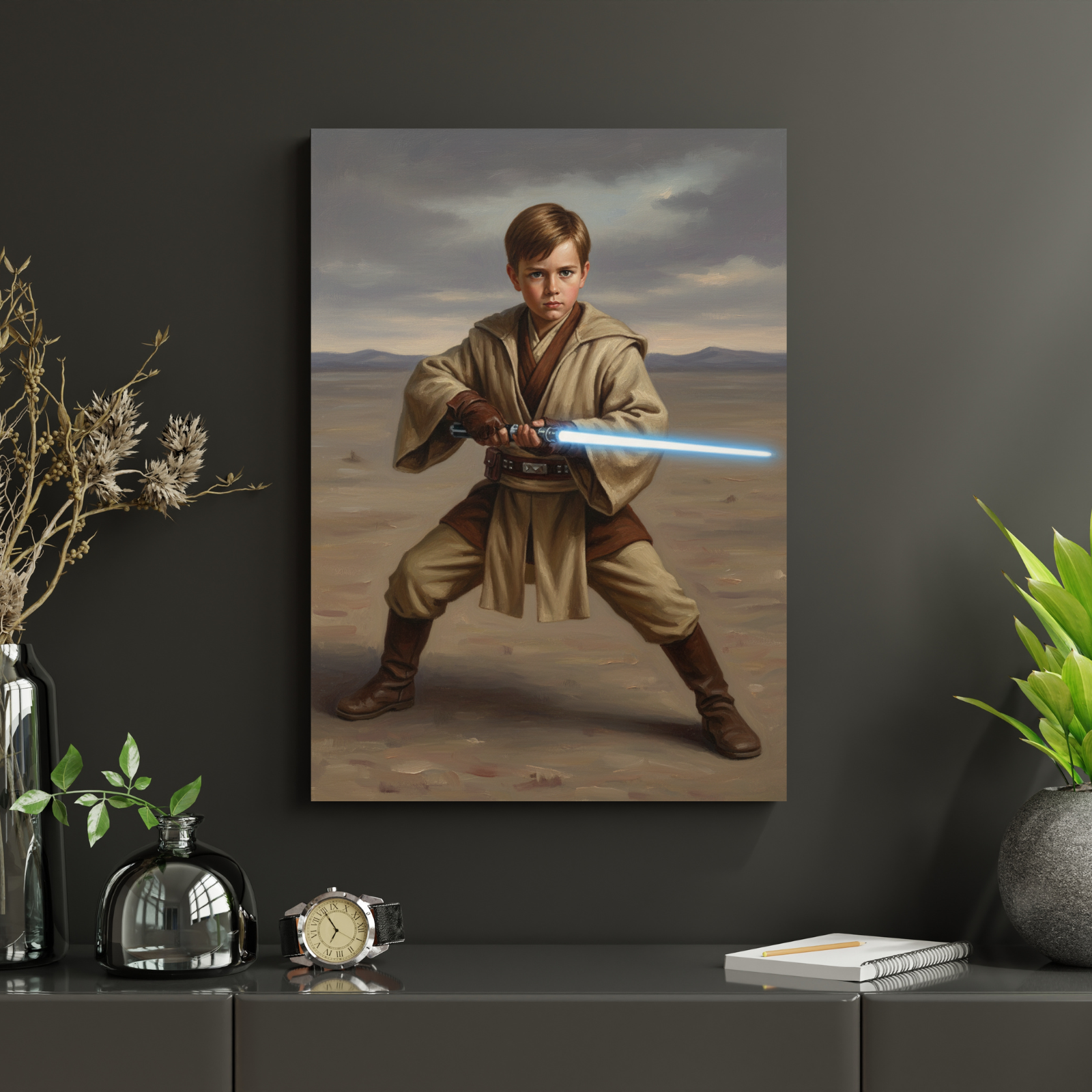 Artzuzu Custom Portrait For Kids - Obi-Wan Kenobi