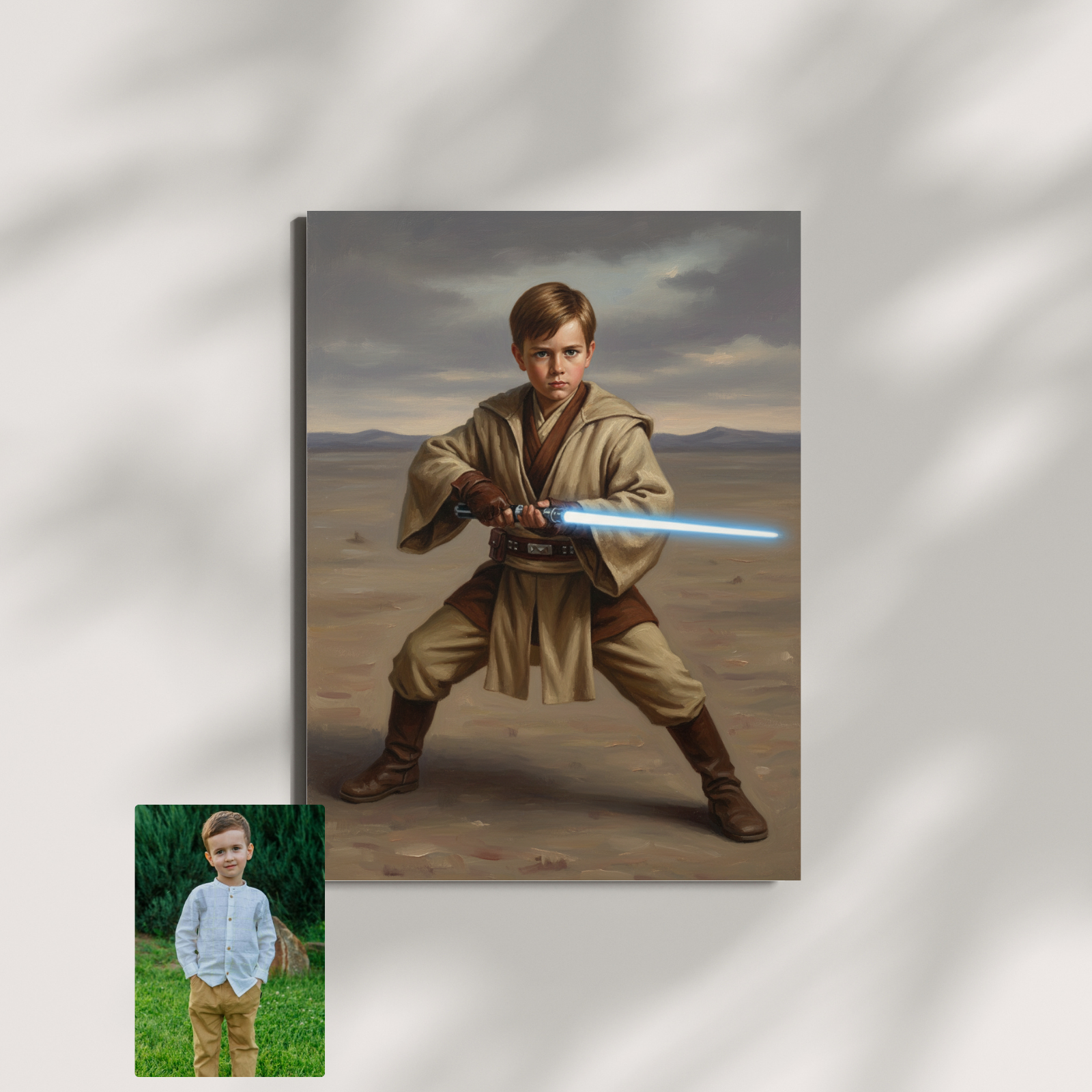 Artzuzu Custom Portrait For Kids - Obi-Wan Kenobi