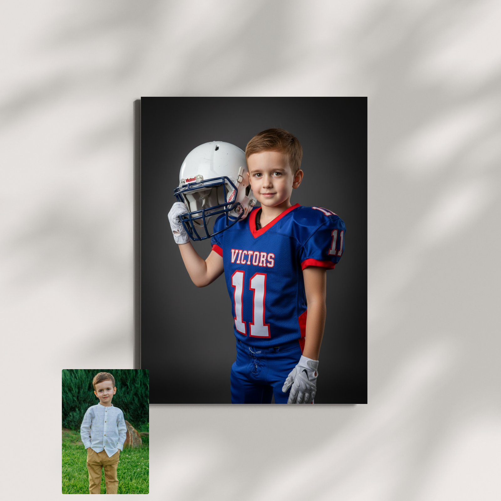 Artzuzu Custom Portrait For Kids - The Gridiron Greats