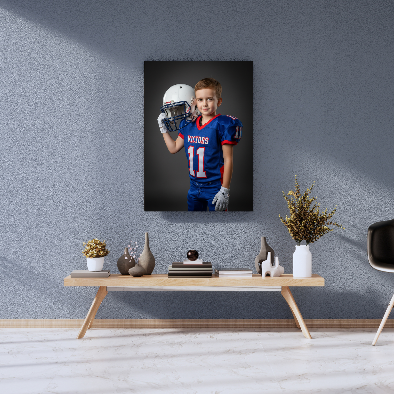 Artzuzu Custom Portrait For Kids - The Gridiron Greats
