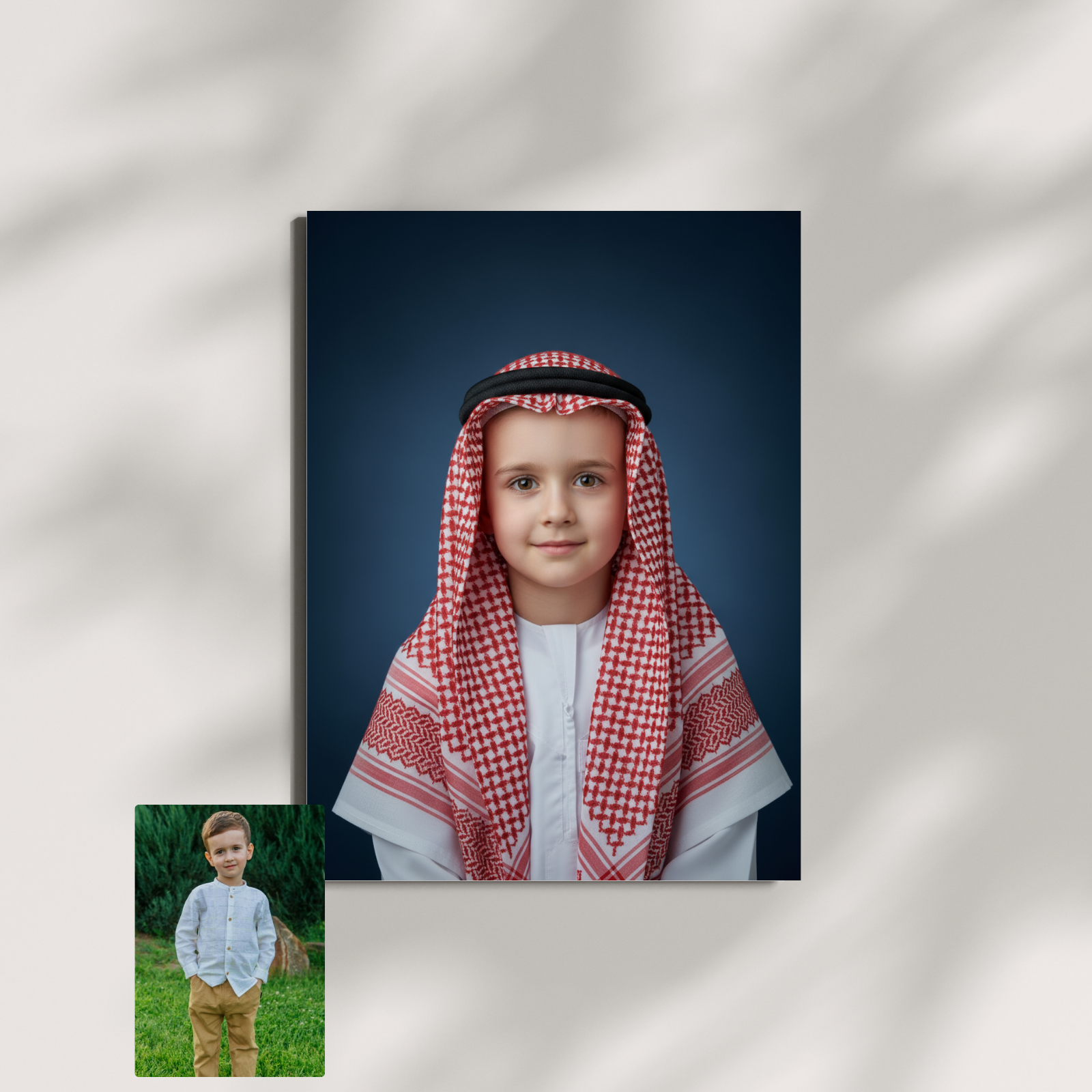 Artzuzu Custom Portrait For Kids - The Sheikh