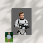 Artzuzu Custom Portrait For Kids - The Stormtrooper