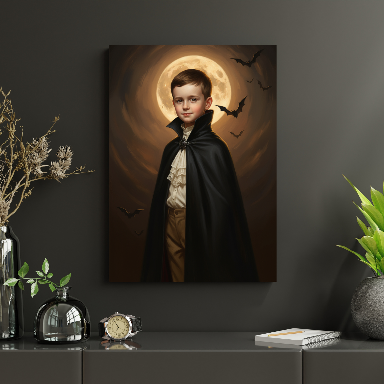 Artzuzu Custom Portrait For Kids - Vampire Vanguard