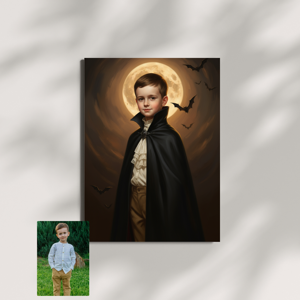 Artzuzu Custom Portrait For Kids - Vampire Vanguard