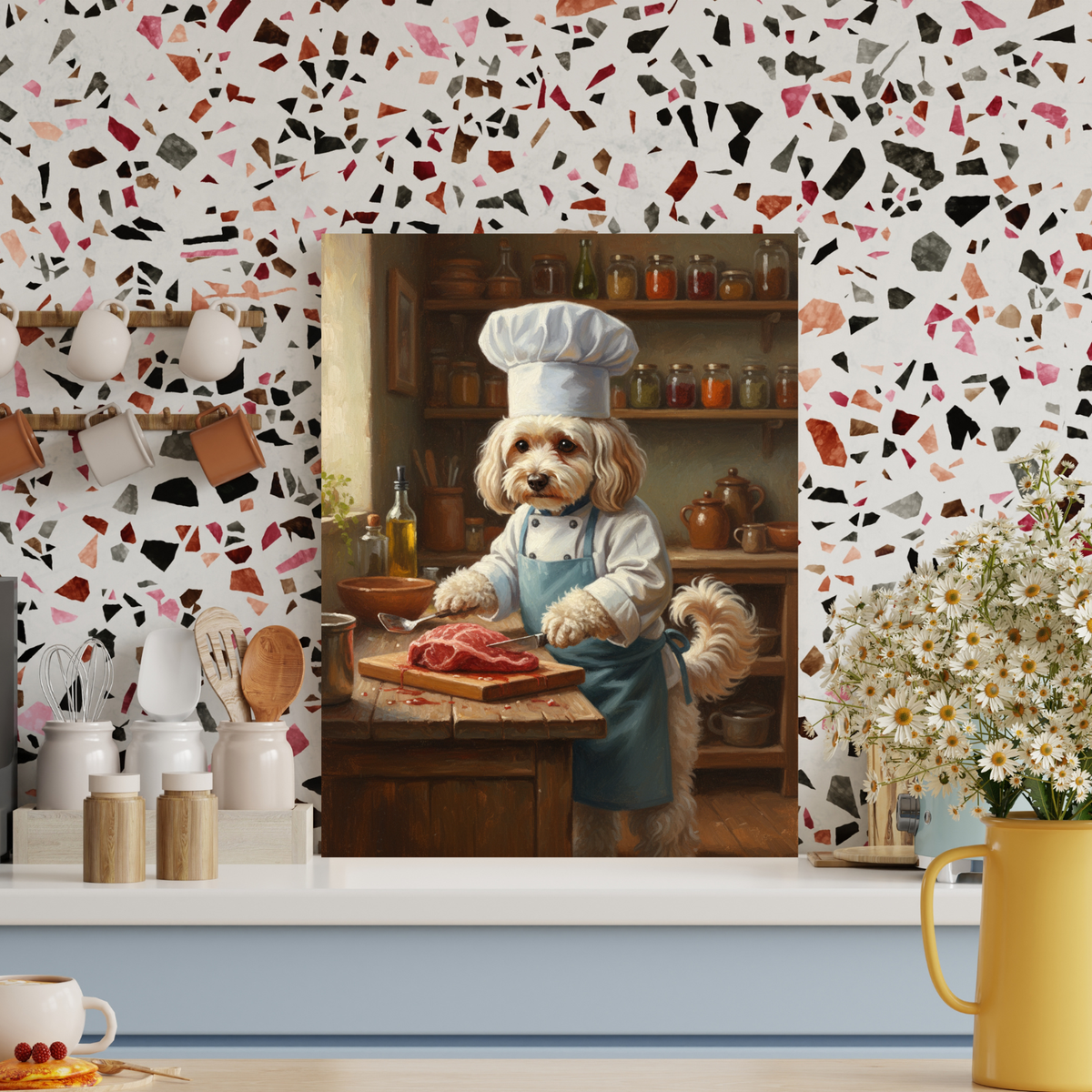 Artzuzu Custom Portrait For Pets - Kitchen Serenity