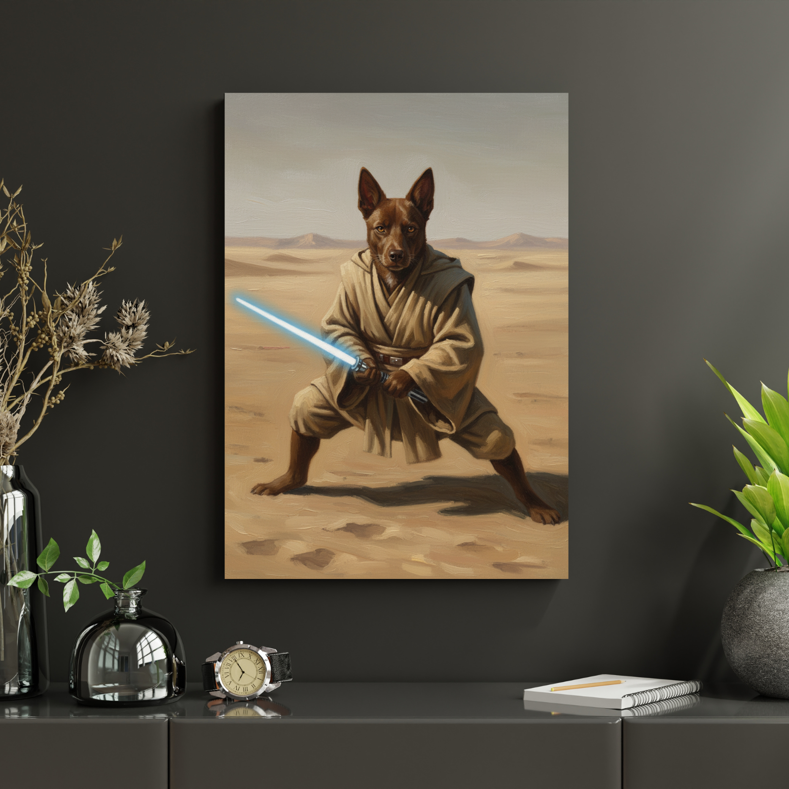 Artzuzu Custom Portrait For Pets - Obi-Wan Kenobi