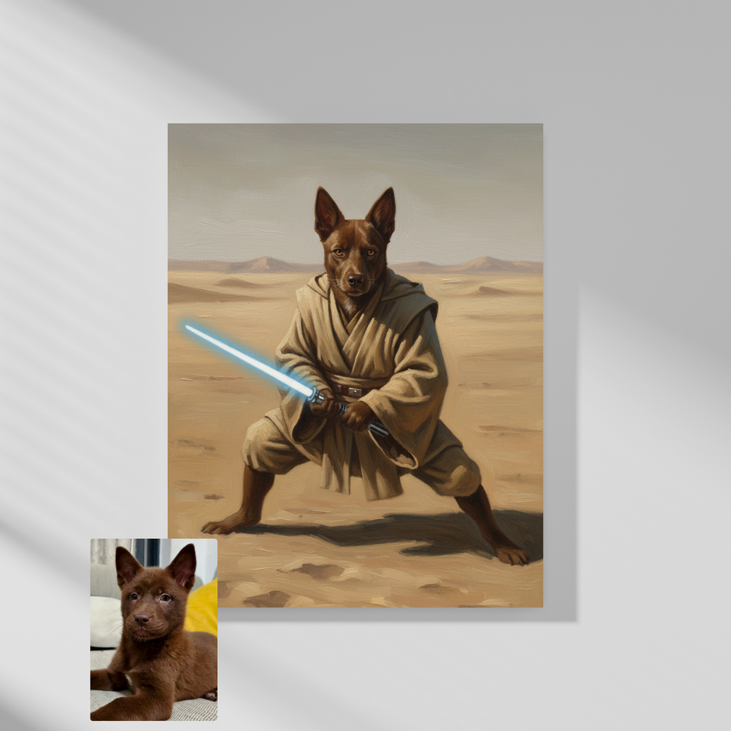 Artzuzu Custom Portrait For Pets - Obi-Wan Kenobi