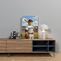Artzuzu Custom Portrait For Pets - The Baseball Player
