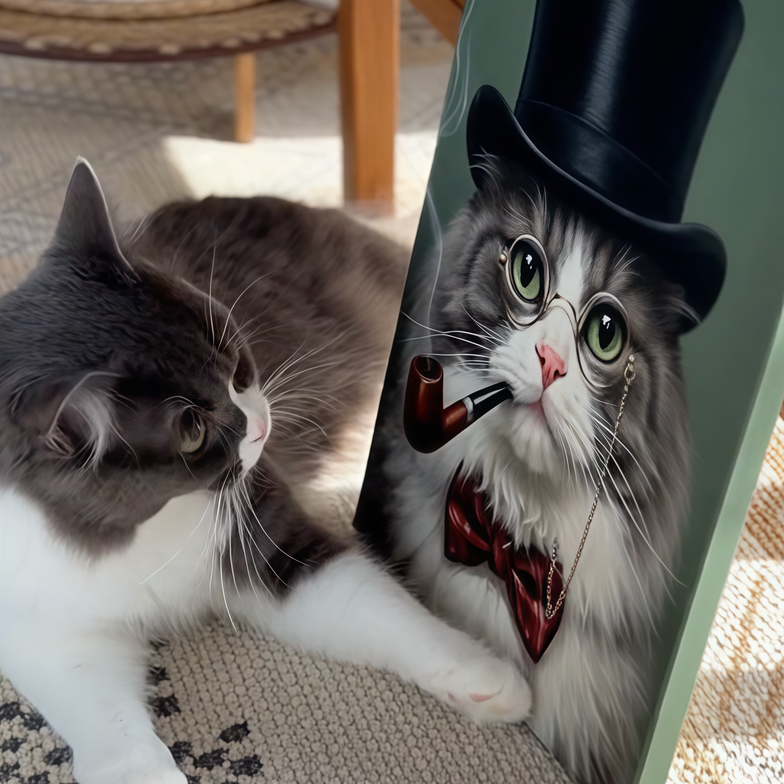 Pet in Tuxedo Portrait