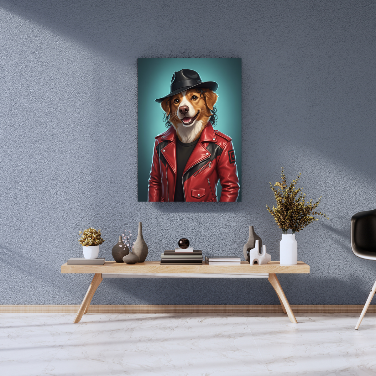 Artzuzu Custom Portrait For Pets - The Headliner