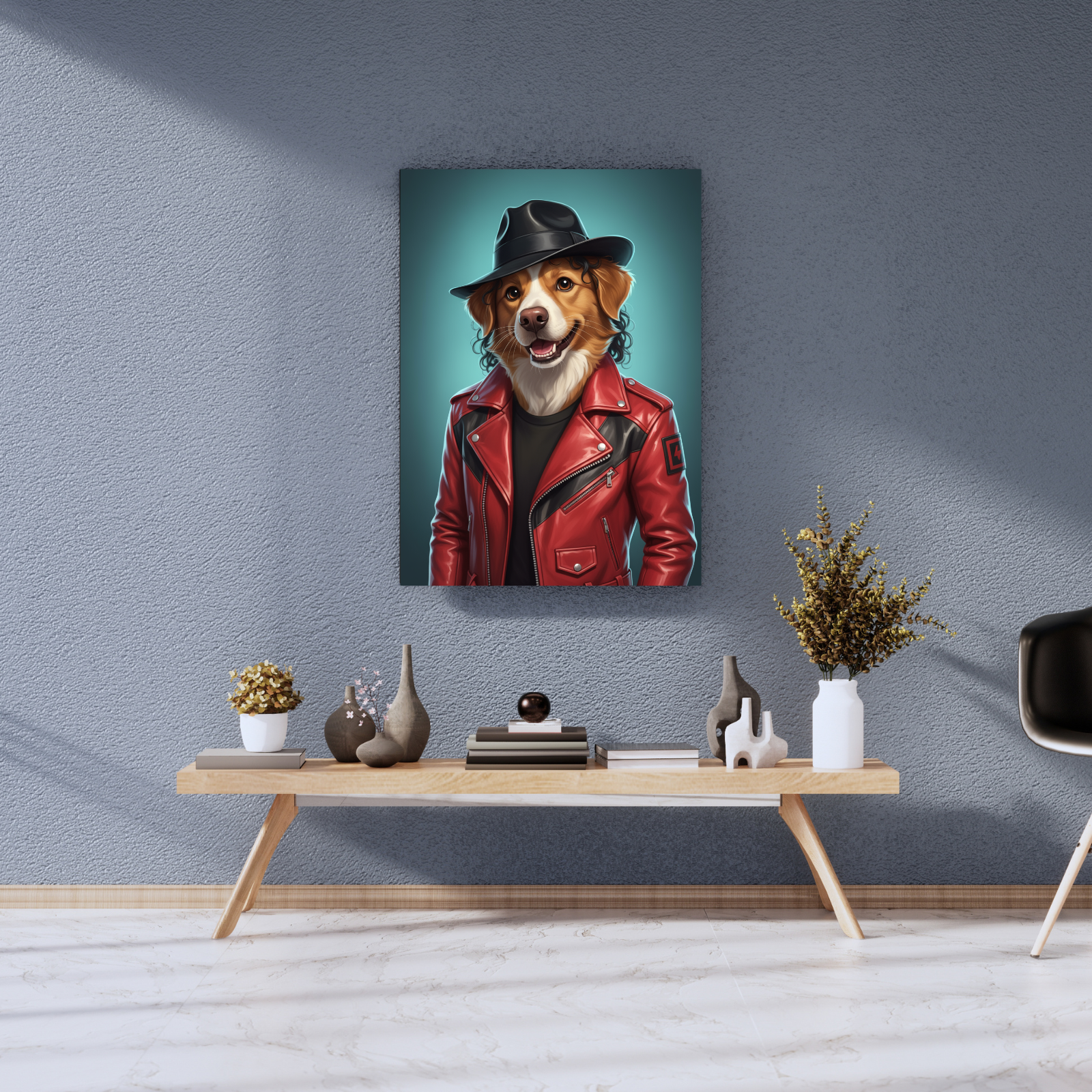 Artzuzu Custom Portrait For Pets - The Headliner