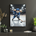 Artzuzu Custom Portrait For Pets - The Ice Hockey Player