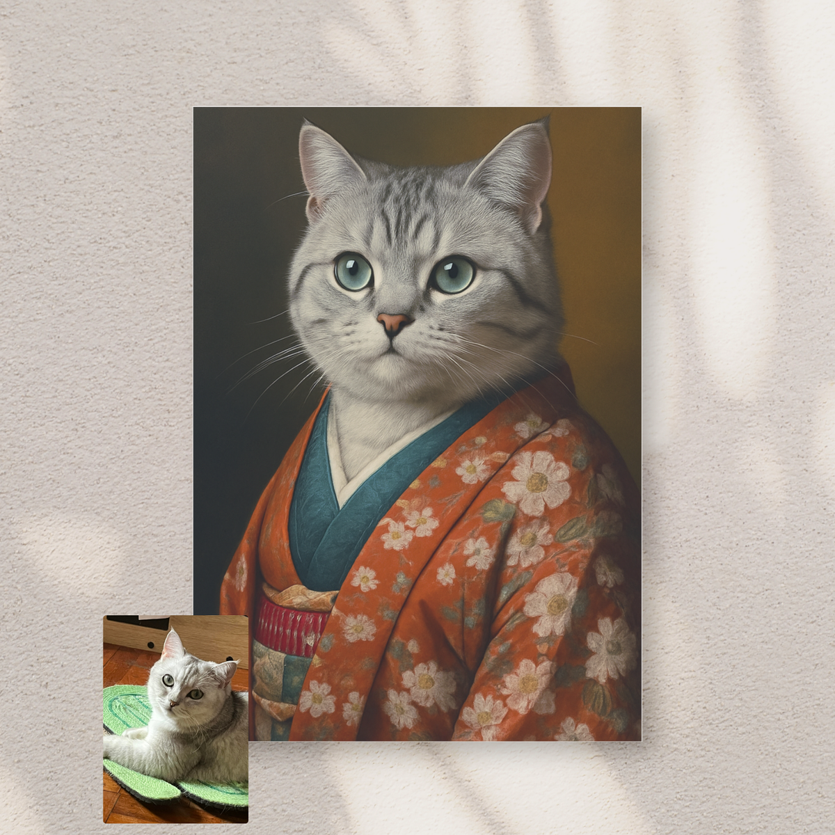 Artzuzu Custom Portrait For Pets - The Kimono Empress