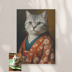 Artzuzu Custom Portrait For Pets - The Kimono Empress