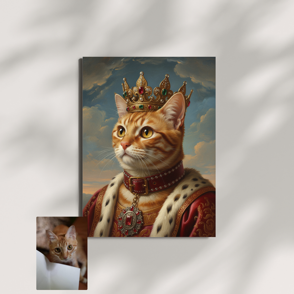 Artzuzu Custom Portrait For Pets - The King