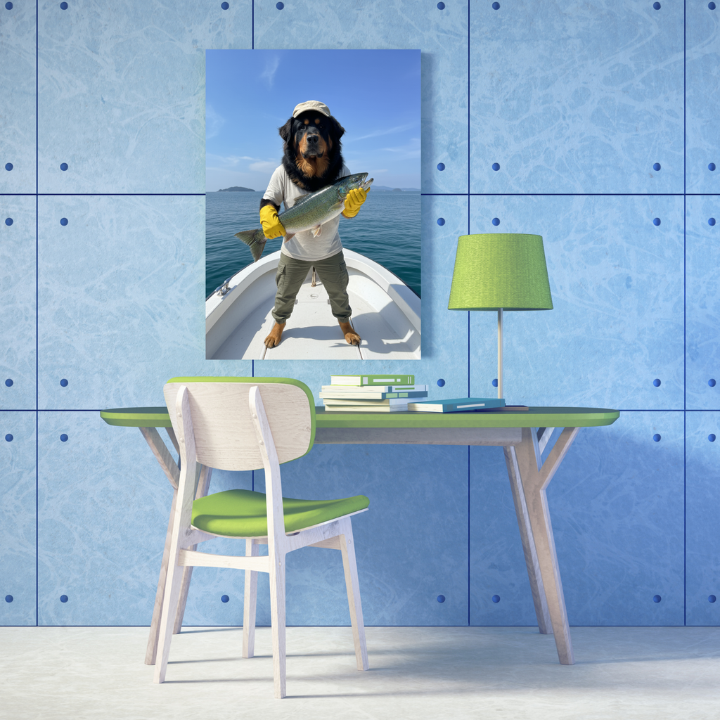 Artzuzu Custom Portrait For Pets - The Ocean Catcher