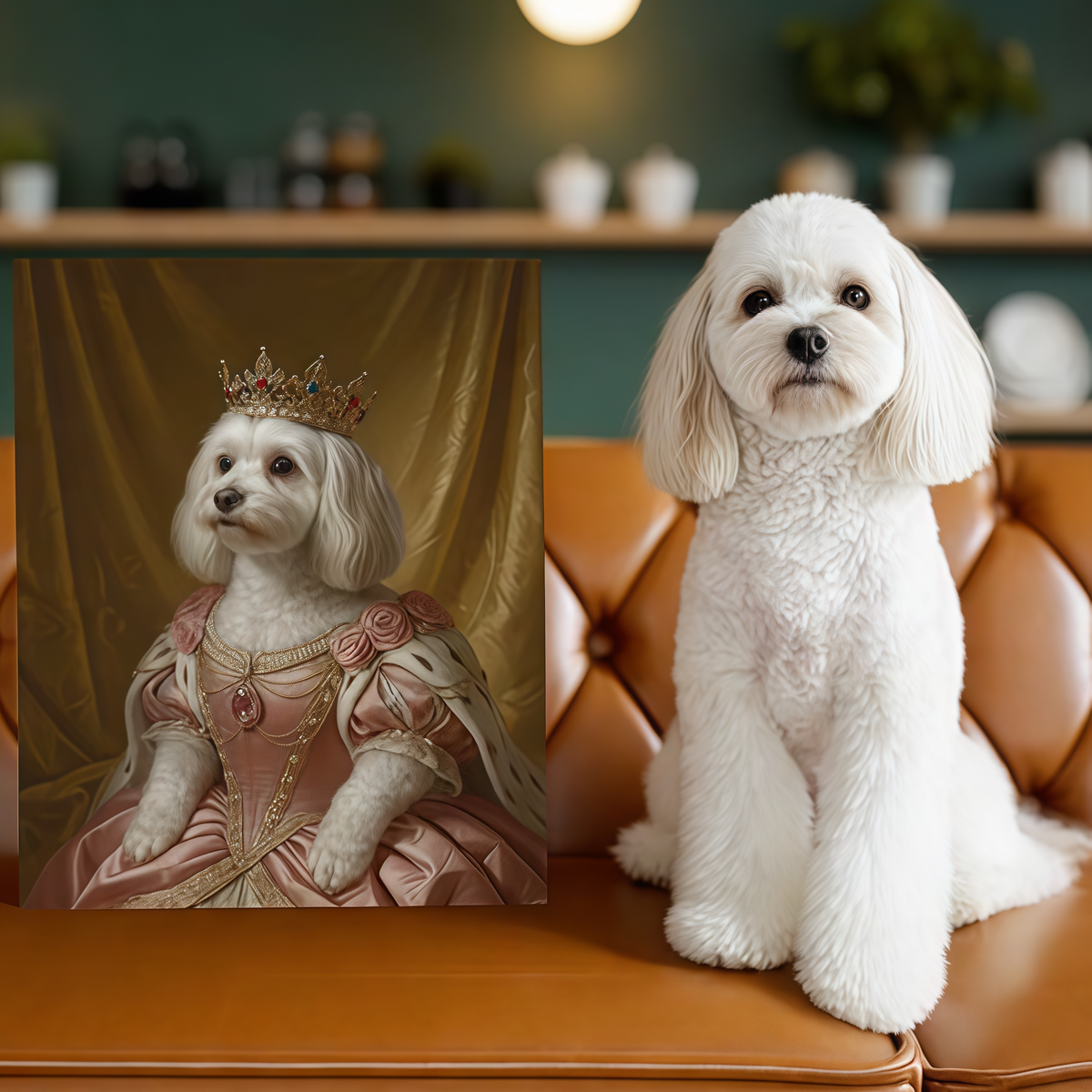 Artzuzu Custom Portrait For Pets - The Queen
