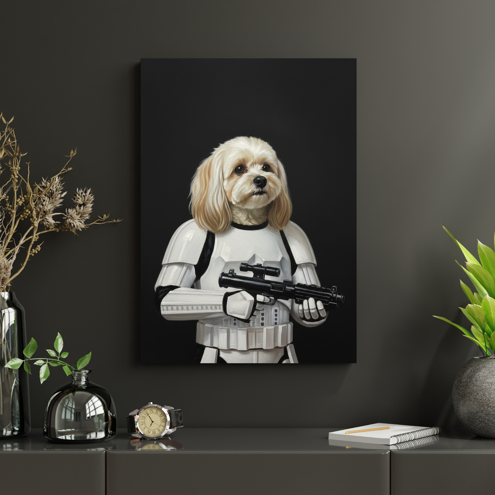 Artzuzu Custom Portrait For Pets - The Stormtrooper