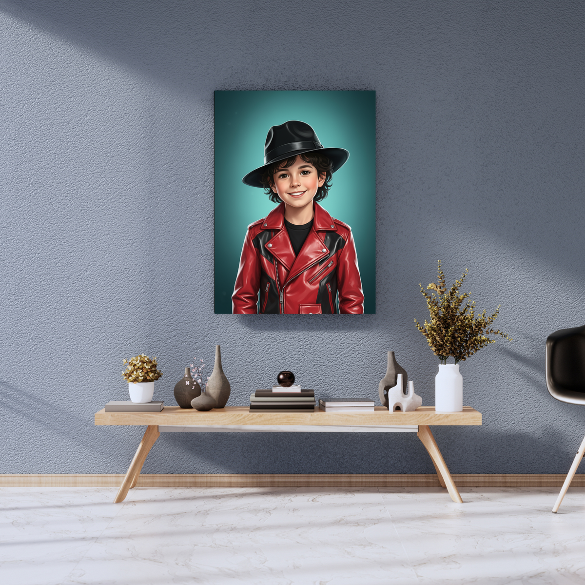 Artzuzu Custom Portrait For Kids - The Headliner