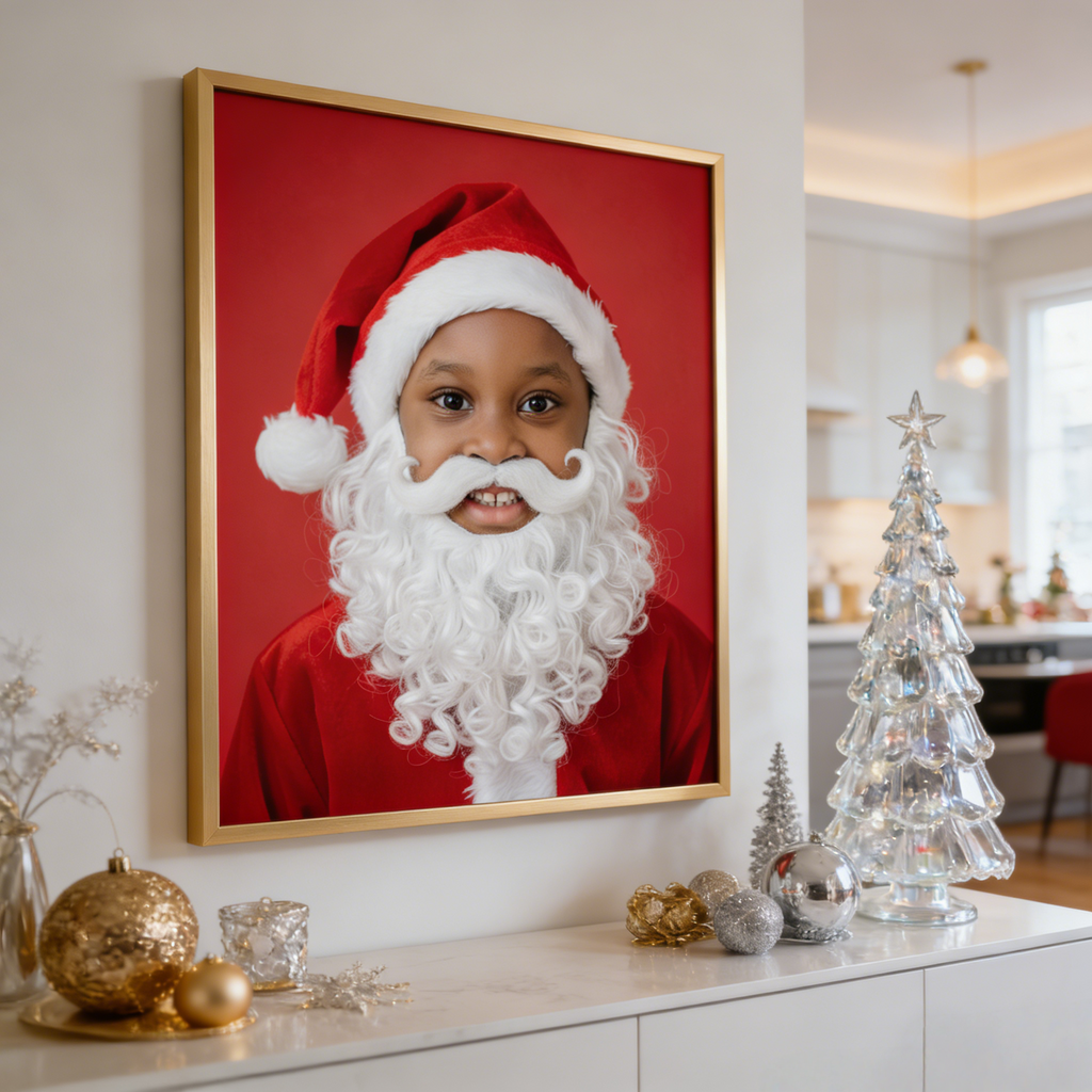 Artzuzu Custom Portrait For Kids - The Santa