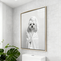 Artzuzu Custom Portrait For Pets - The Bathtime