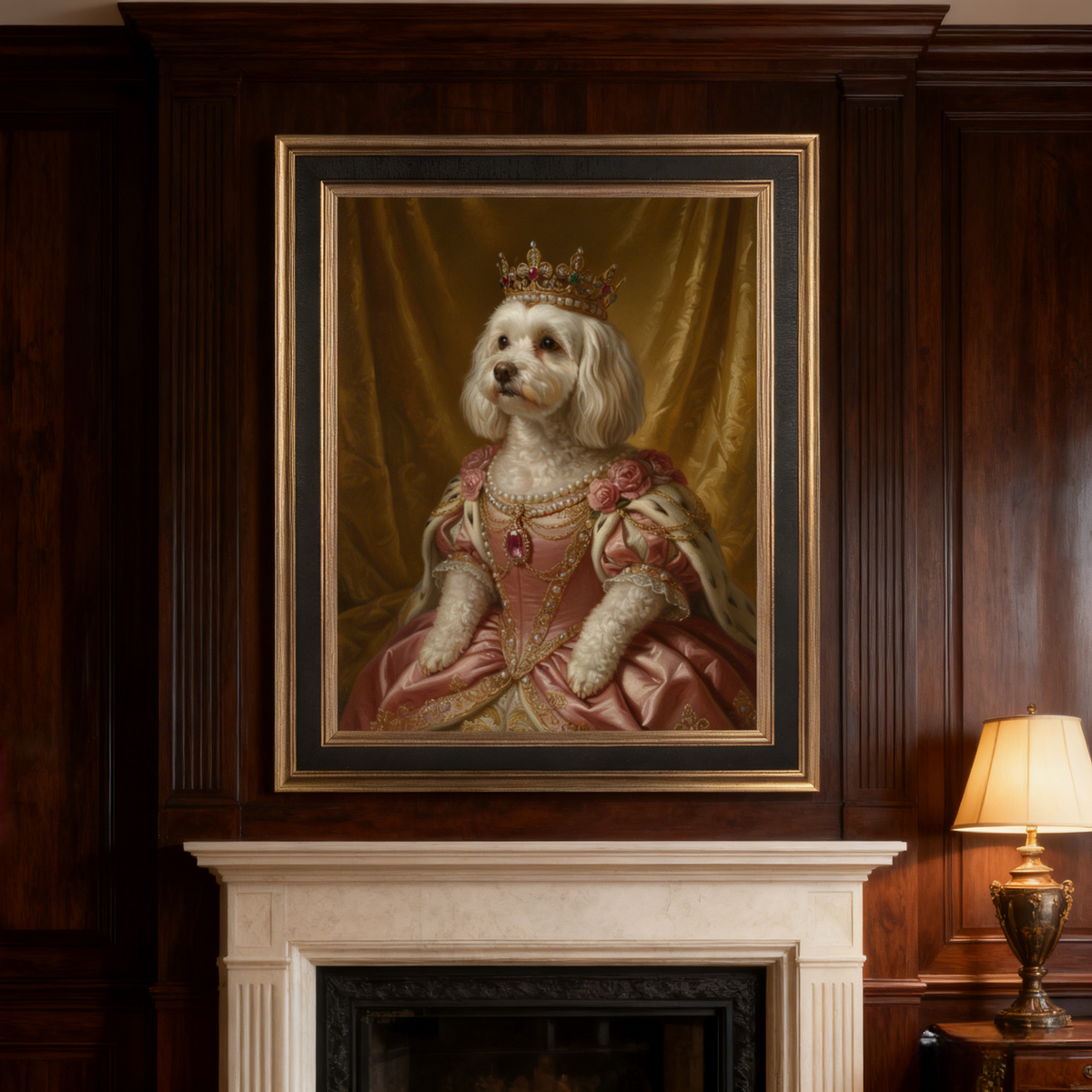 Artzuzu Custom Portrait For Pets - The Queen
